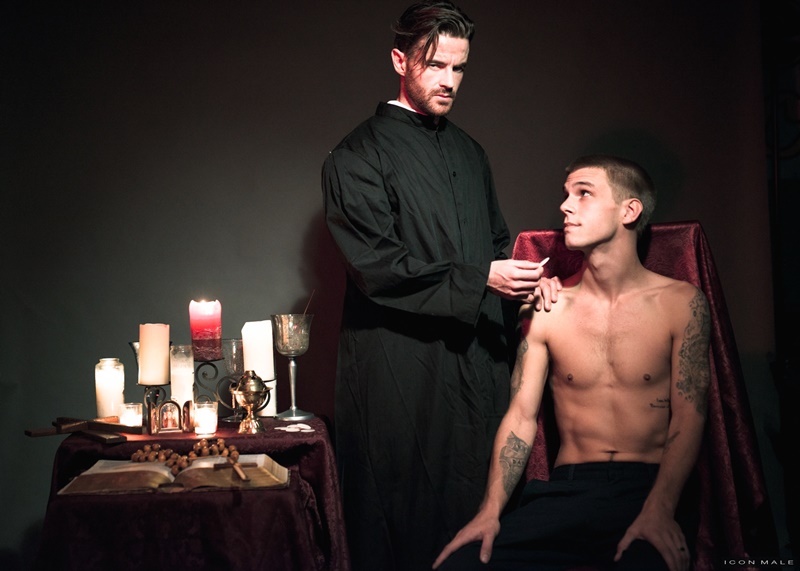 IconMale roman catholic priest Brendan Patrick sucks fucks Trent Ferris tight boy hole ass rimming cocksucking young student thick cum jizz cumshot 020 gay porn sex gallery pics video photo - Brendan Patrick pounds Trent Ferris&#039; asshole forcing a huge orgasm from the young man&#039;s thick cock