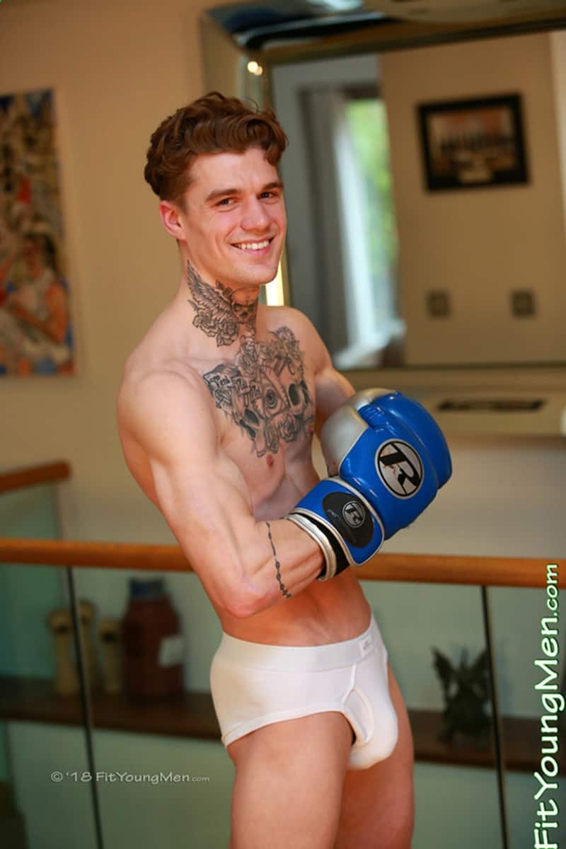 800px x 1200px - Young ripped sexy boxer Dale Hill strips down to his sexy underwear then  jerks out a huge cum load | anakeddude